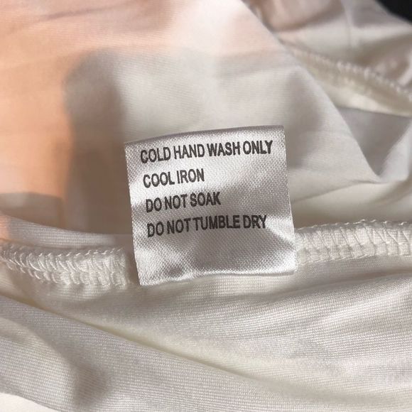 Hello Molly Montage Moment Dress in White size 4/Small NWT Ruched Off Shoulder - Picture 13 of 15